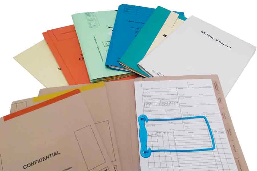 Medical Case Note Folders for Health Record Files